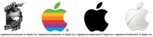 apple logo zmieniało się w czasie